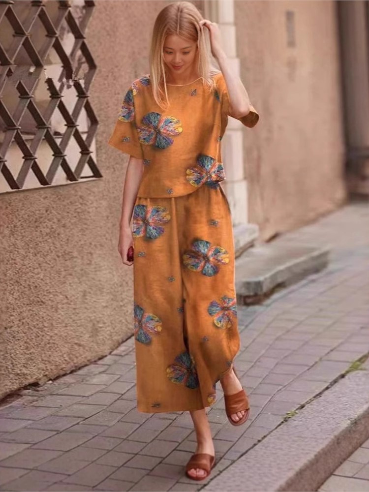 Linen Pant Wide - 2025 봄 여름 뉴 플러스 사이즈
