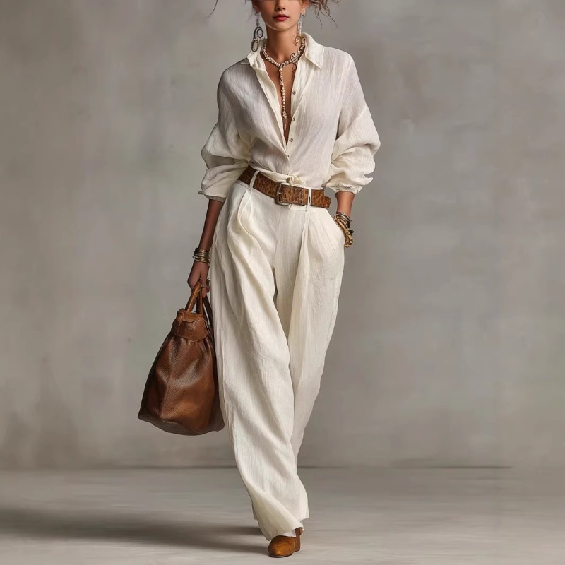 봄 여름 분위기 있는 솔리드 컬러 코튼 린넨 와이드 레 - Linen Pant Wide 리뷰 및 가격