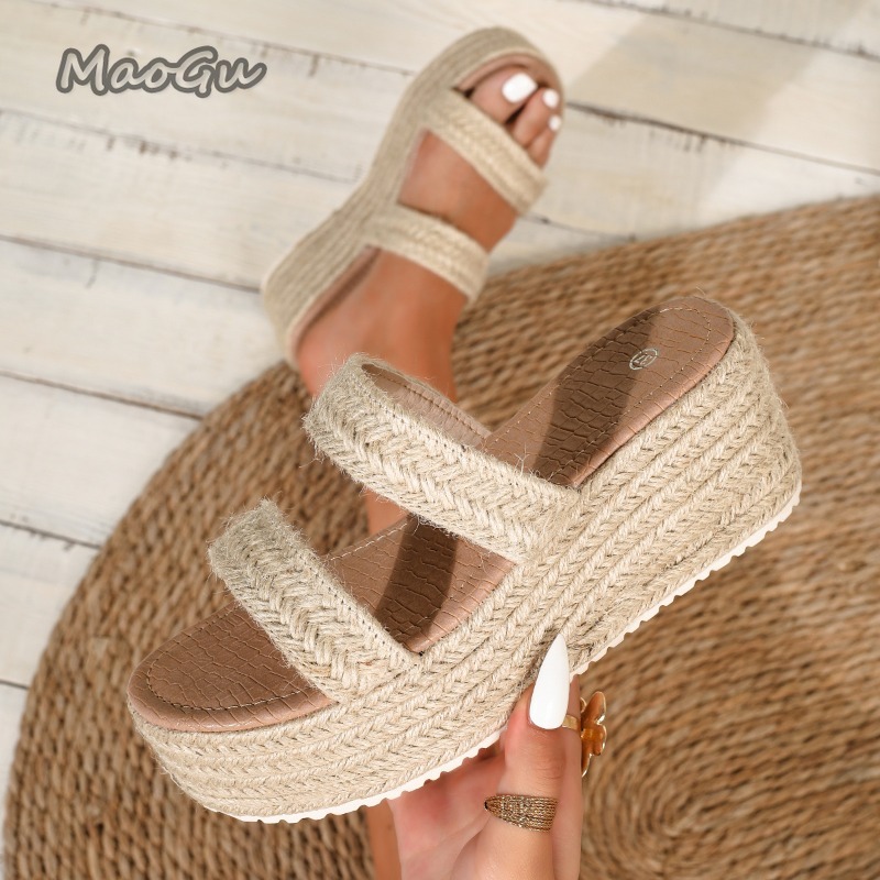 2026 봄 여름 여성용 에스파드리유 플랫폼 슬라이드  - Wedge Espadrille Women 리뷰 및 가격